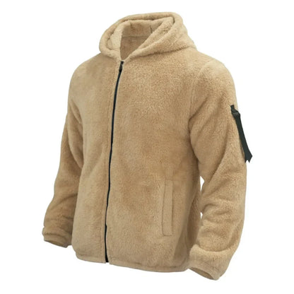 Herren Kapuze Fleece Jacke | Winter