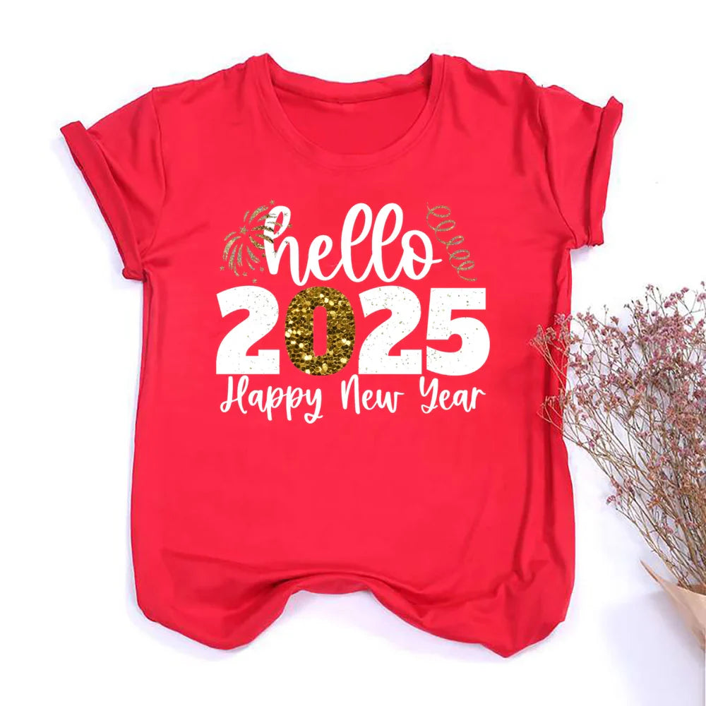 Hello 2025 - Modisches T-Shirt