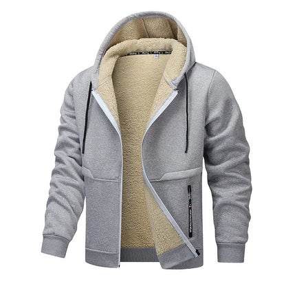 Herren Lässig Fleece Jacke | Winter