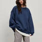 Dunkelgrauer Oversize Pullover - Luisa