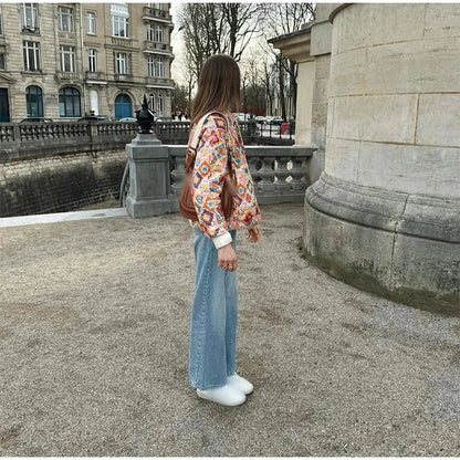 Bunte Steppjacke - Sanria