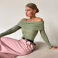 Off-Shoulder-Strickpullover - Julia