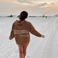 Warmer Unisex-Kapuzenpullover mit Aufdruck | Langarm