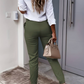 Fiona - Khaki Chino Hose