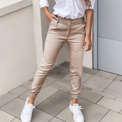 Beige Jogginghosen - Laura