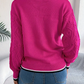 Strukturierter Pullover – Kühnes Selbstvertrauen mit ausdrucksvoller Eleganz