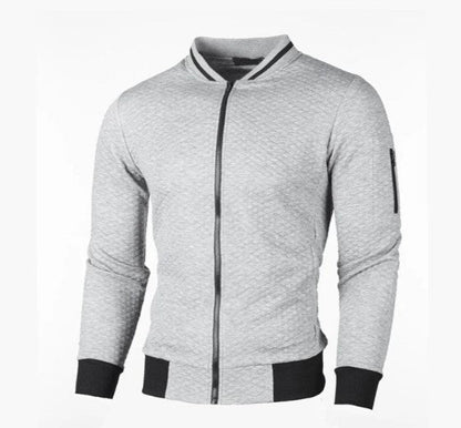 Keda - herren-sweatshirt mit reißverschluss und stehkragen