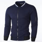 Keda - herren-sweatshirt mit reißverschluss und stehkragen