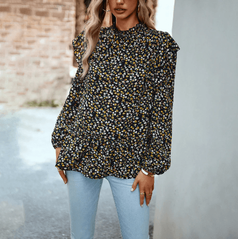 Amelia – blumenshirt für damen