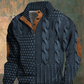 Casual Knopf-Cardigan Dunkelrot - Max