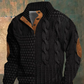 Casual Knopf-Cardigan Dunkelrot - Max