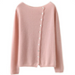Gemütlicher Anthrazit-Cardigan mit Knöpfen – Mühelose Eleganz