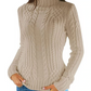 Zuzanna - Eleganter Damen-Rollkragenpullover