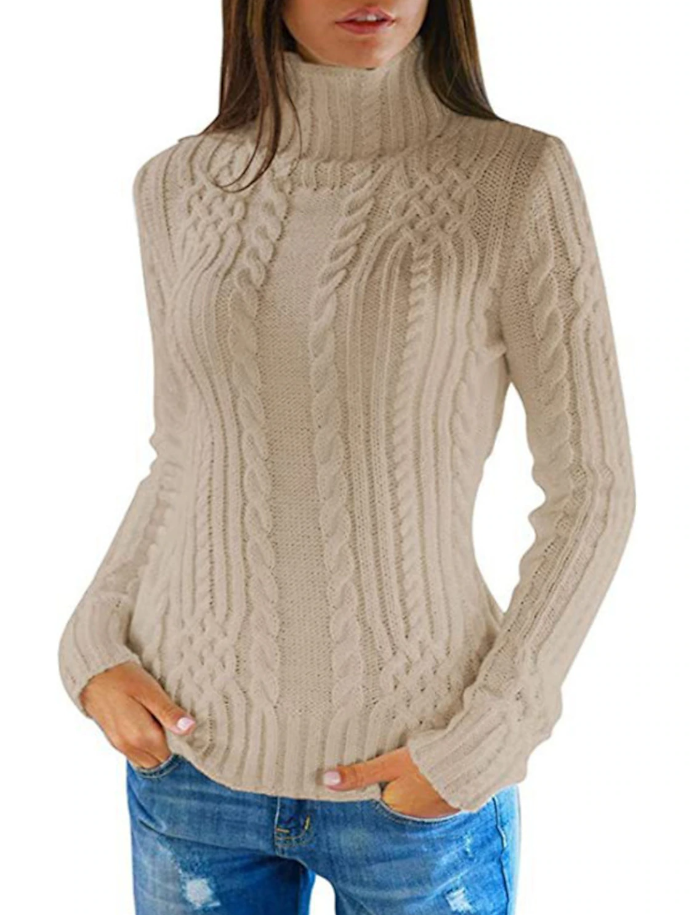 Zuzanna - Eleganter Damen-Rollkragenpullover