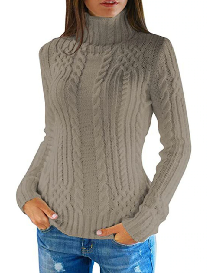 Zuzanna - Eleganter Damen-Rollkragenpullover