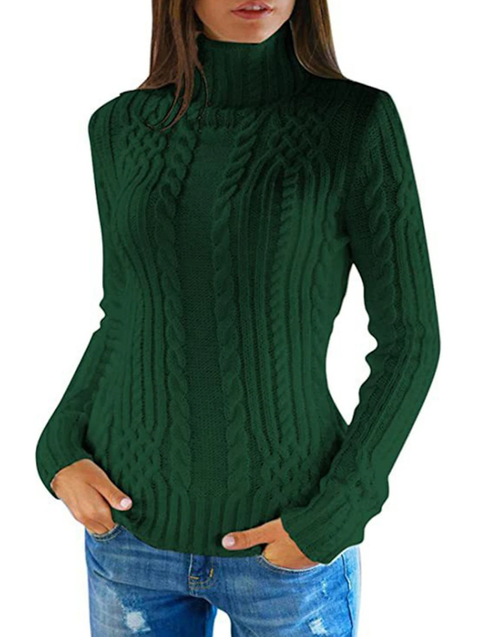 Zuzanna - Eleganter Damen-Rollkragenpullover