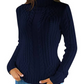 Zuzanna - Eleganter Damen-Rollkragenpullover