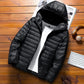 Herren Kapuze Winter Steppjacke | Langarm