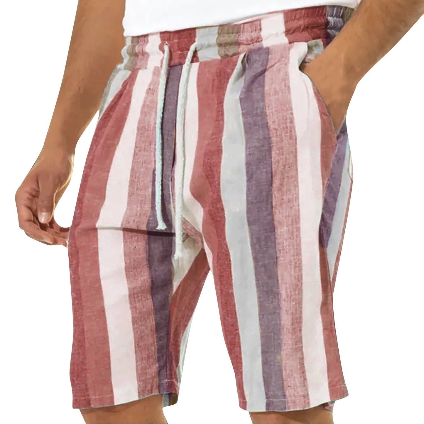 Moritz - Gestreifte Sommer-Strandshorts