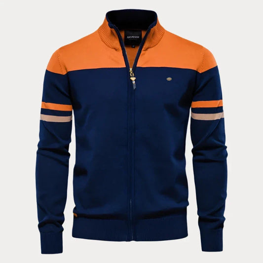 Reißverschluss-Strickjacke für Herren