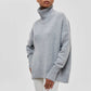 Madilyn | Women Lässige Rollkragen Pullover | Lang