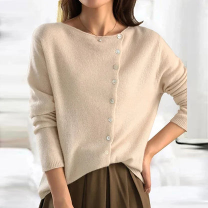 Dove - Stilvoller Pullover mit Trendiger Knopfleiste