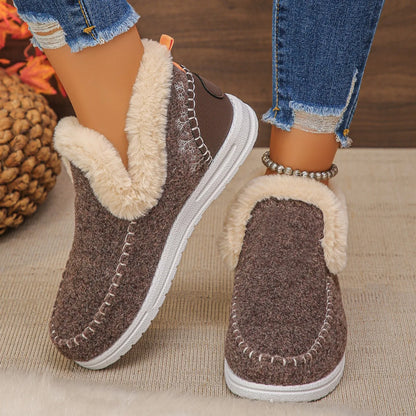 WinterEase™ Sneakers mit Handgefertigter Verarbeitung und Weichem Plüschfutter / Premium-Komfort mit Modernem Design!
