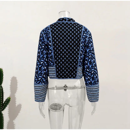 Costanza - Wendewindjacke mit Boho-Print