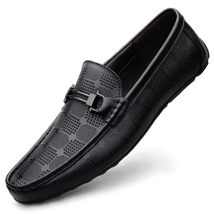 Italienischer Herrenloafer aus echtem Leder