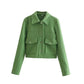 Emilia - Stylische schicke Wolljacke mit Knopfleiste für Damen