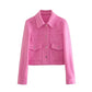 Emilia - Stylische schicke Wolljacke mit Knopfleiste für Damen