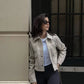 Emilia - Stylische schicke Wolljacke mit Knopfleiste für Damen