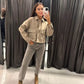 Emilia - Stylische schicke Wolljacke mit Knopfleiste für Damen