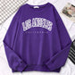 Damen-Sweatshirt mit Rundhalsausschnitt | Übergroß