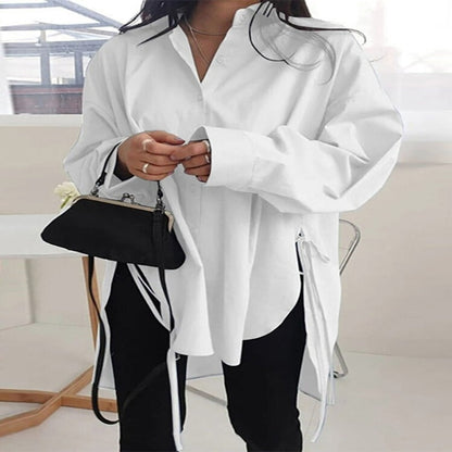 "Aleyna" Oversized Hemdbluse