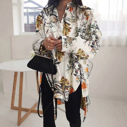 "Aleyna" Oversized Hemdbluse