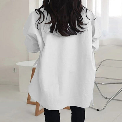 "Aleyna" Oversized Hemdbluse