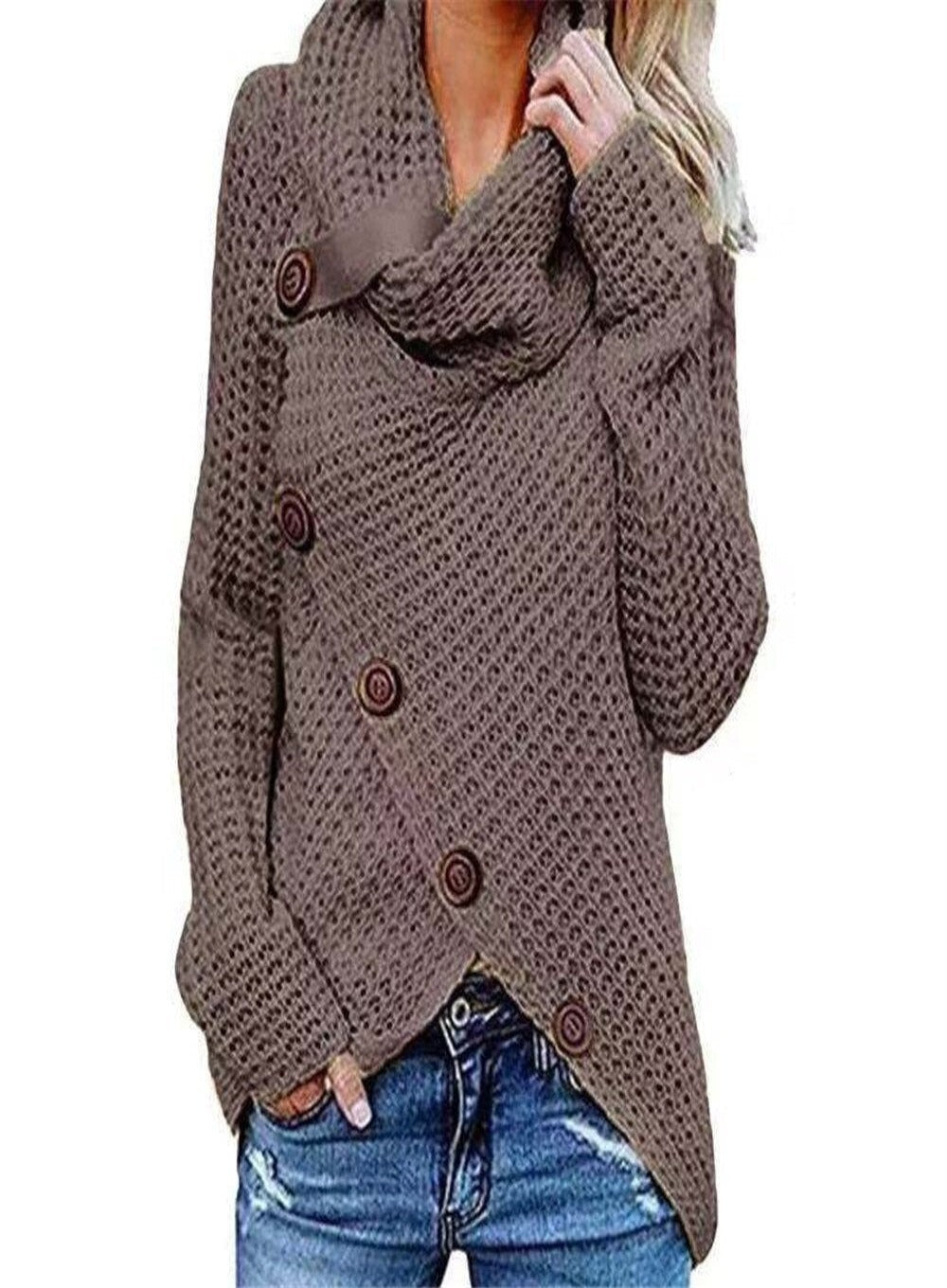 "Barbara" Modische Strickjacke