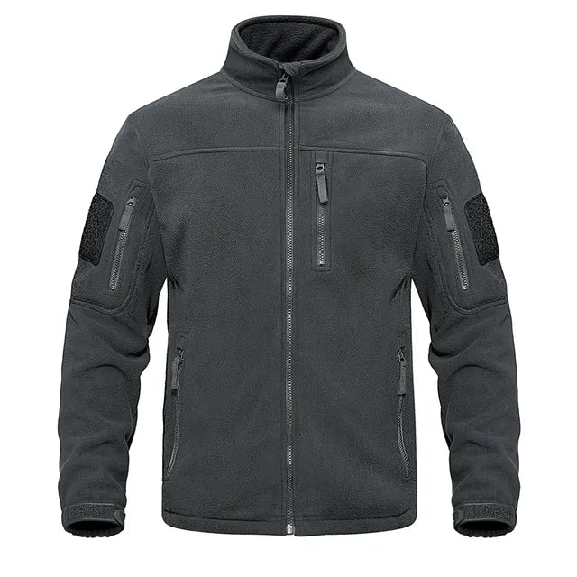 Elias - Zip Up Langarm Fleece Herrenjacke