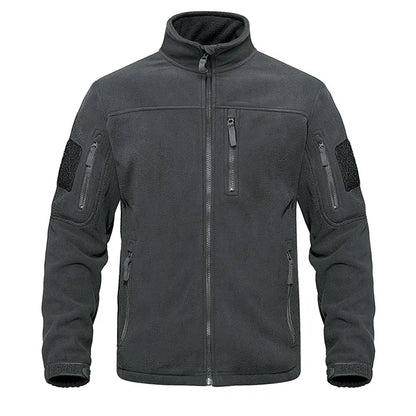 Elias - Zip Up Langarm Fleece Herrenjacke