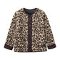 Venezia - Modische Jacke aus Leopardenplüsch