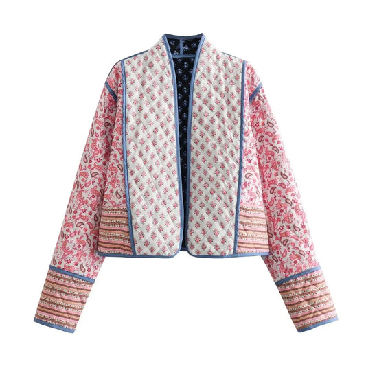 Costanza - Wendewindjacke mit Boho-Print