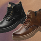 Hochwertige Herren Schnürstiefel mit Reißverschluss