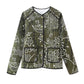 Bomberjacke mit Paisley-Muster und Kontrastborte - Ashley