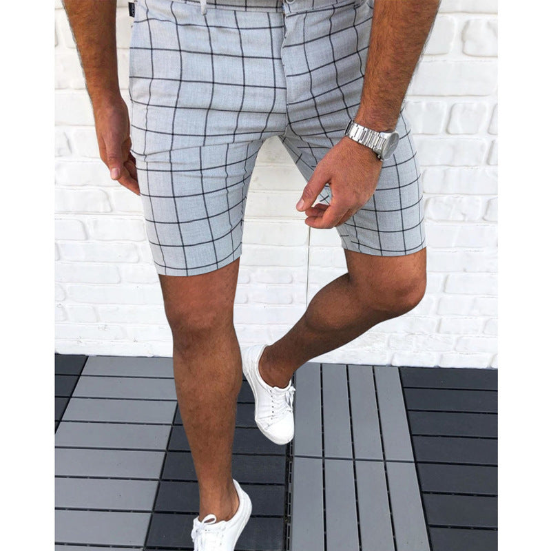 Schicke Karo-Shorts - Moderner Schnitt & Flexibler Bund