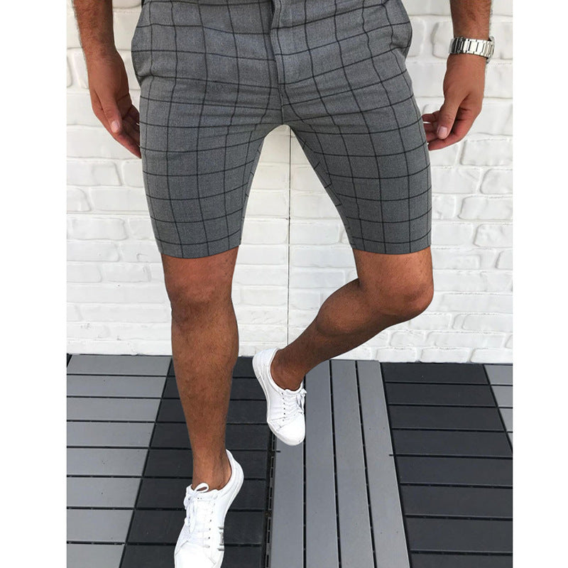 Schicke Karo-Shorts - Moderner Schnitt & Flexibler Bund