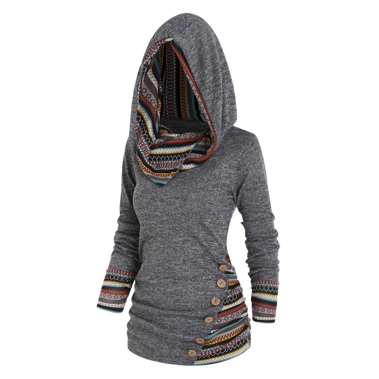 Saymera | Lässiger Tribal-Kapuzenpullover