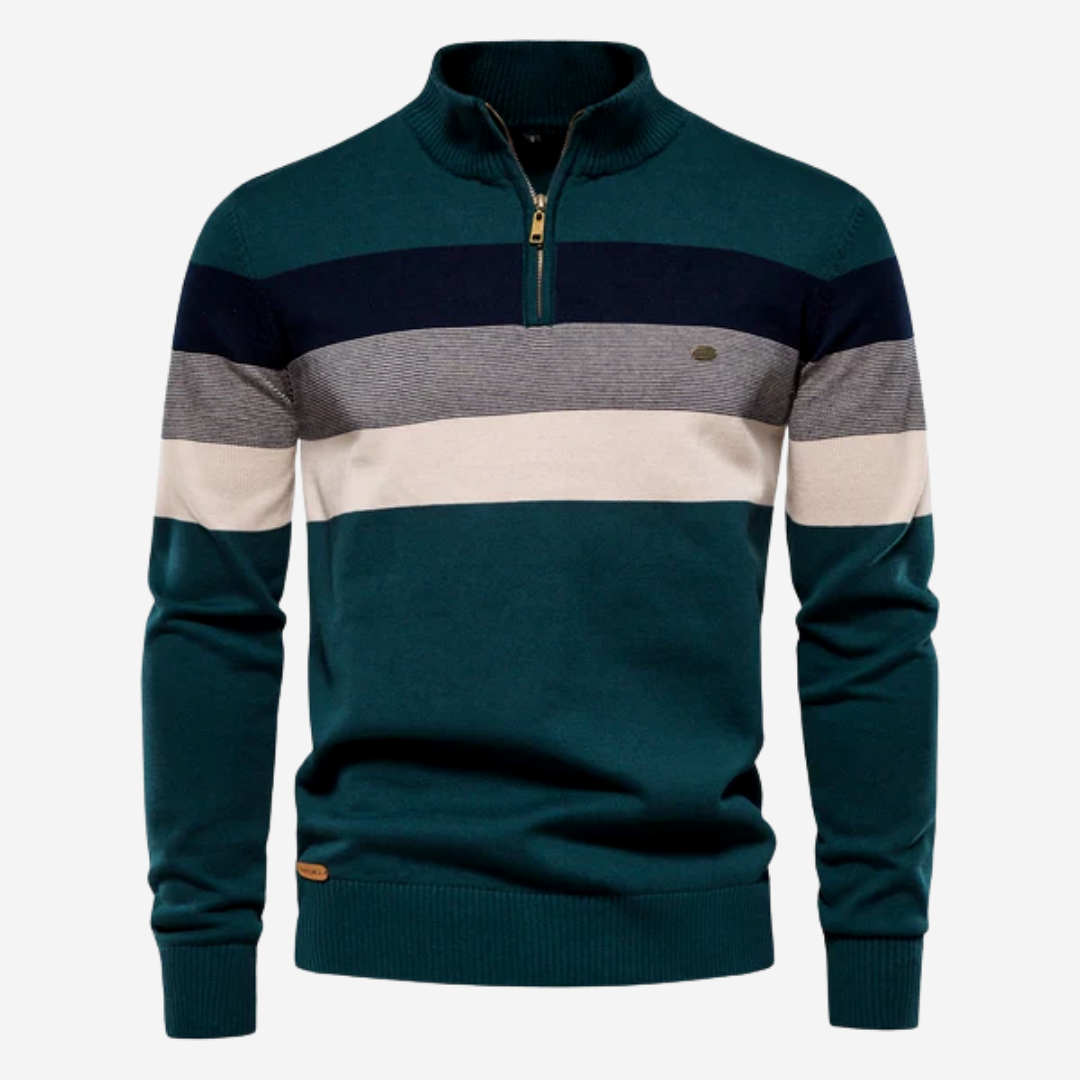 Vino - Gestreifter Retro-Pullover