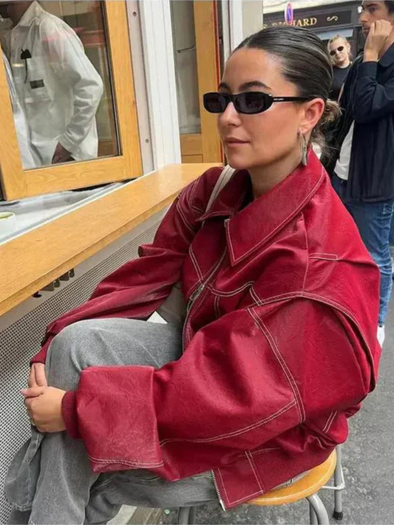 Klassisch Lederjacken - Sasha