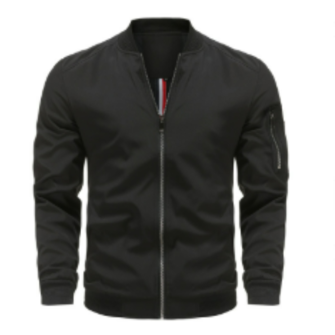 Bomberjacke Mit Reißverschluss Für Herren | Klassisch